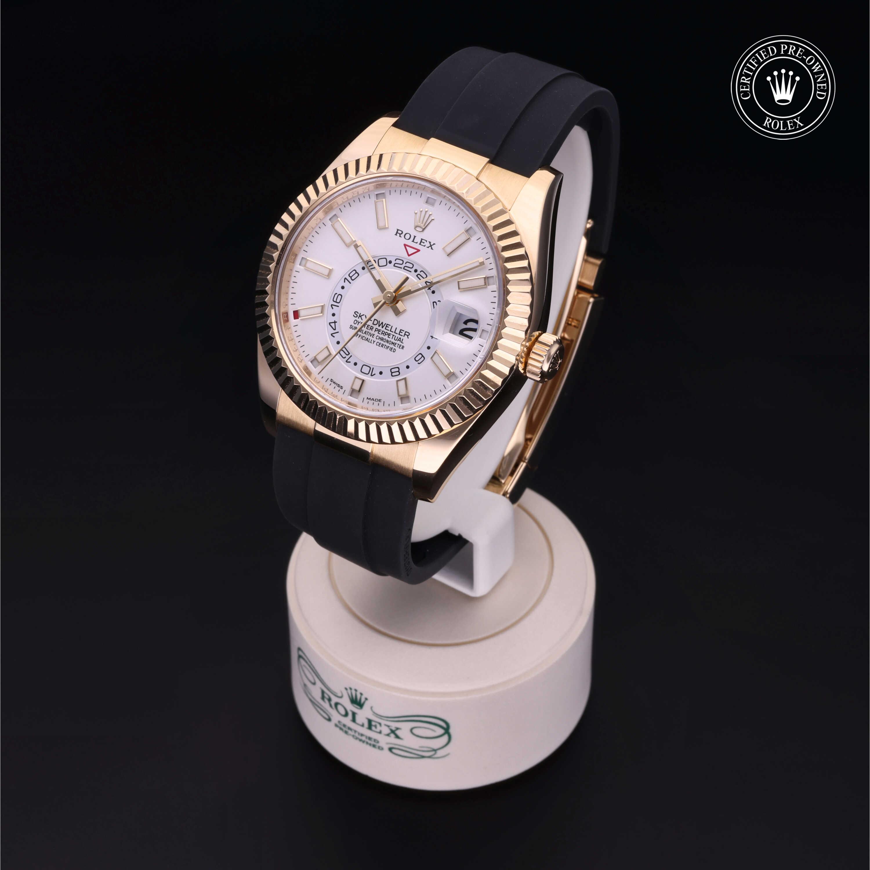 Rolex Sky-Dweller in Gold 18 Carat Yellow M326238-0006 at Kirk Jewelers