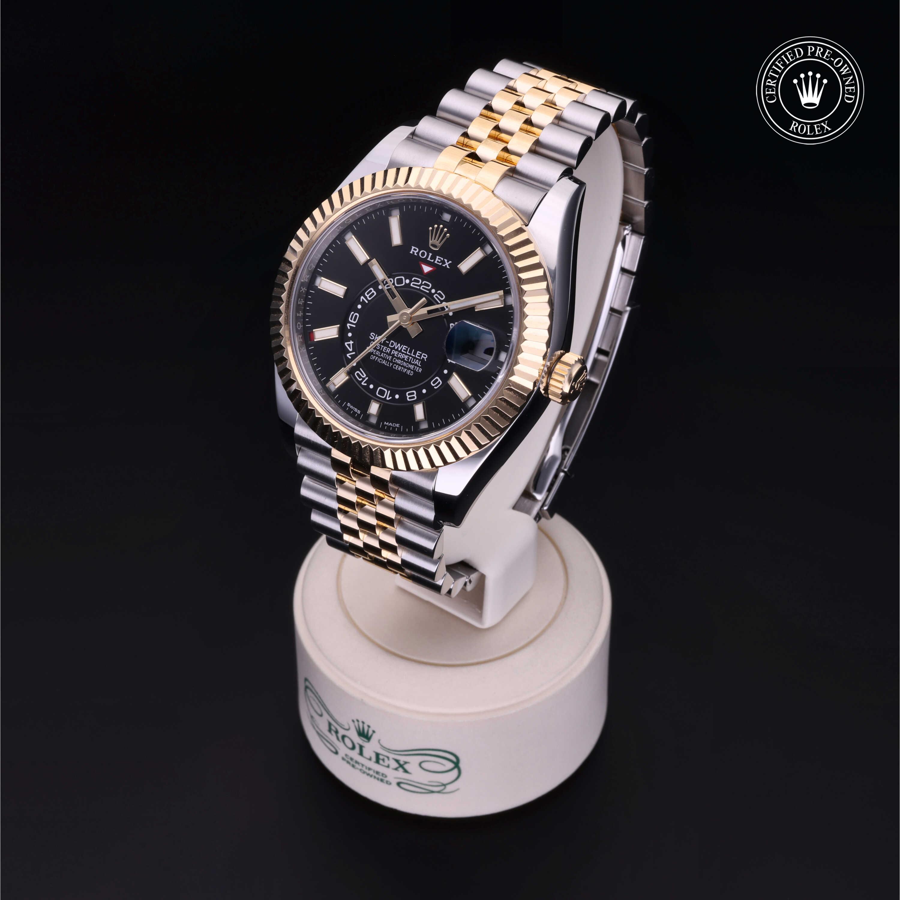 Rolex Sky-Dweller in Rolesor 18 Carat Yellow M326933-0005 at Kirk Jewelers