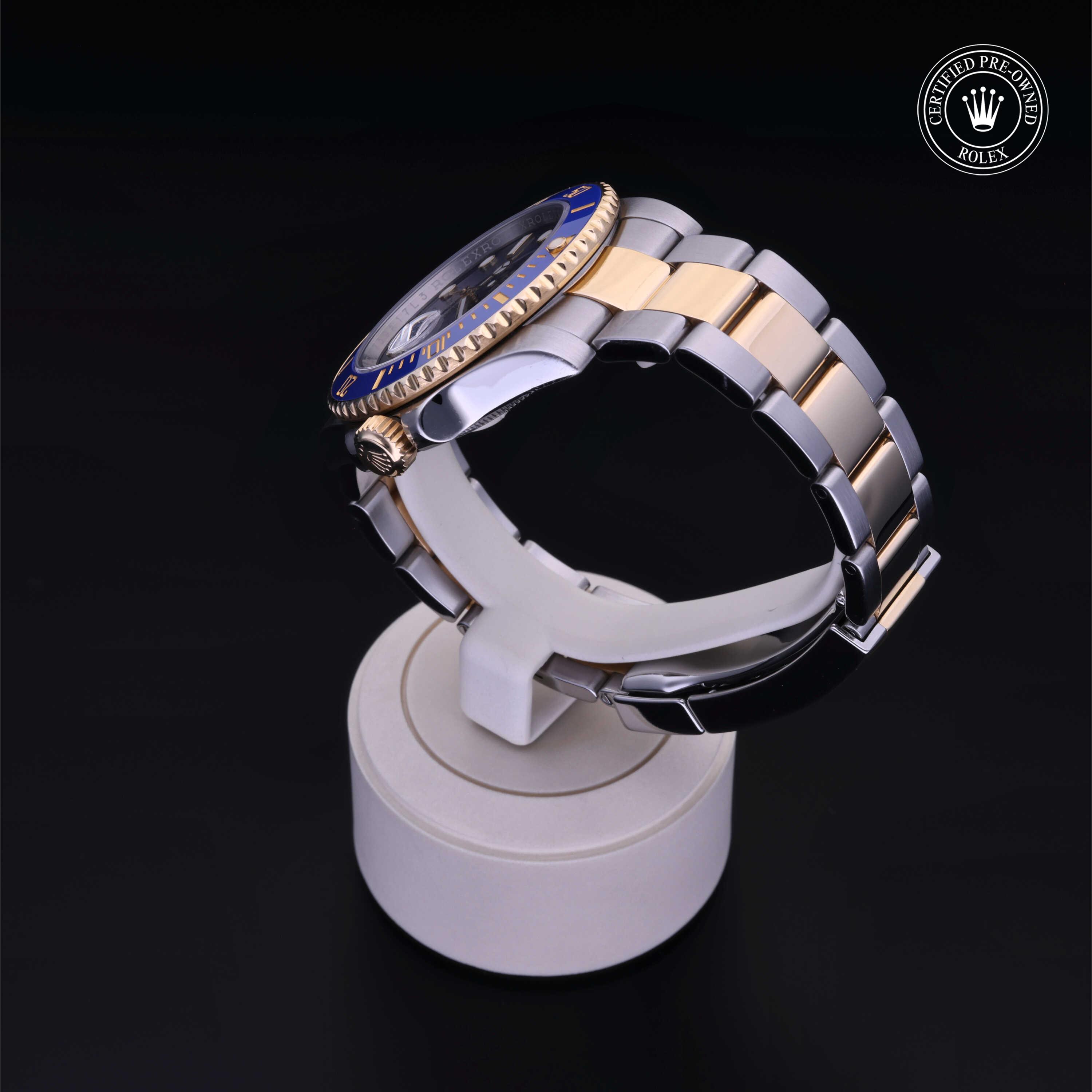 Rolex Submariner in Rolesor 18 Carat Yellow M116613LB-0005 at Kirk Jewelers