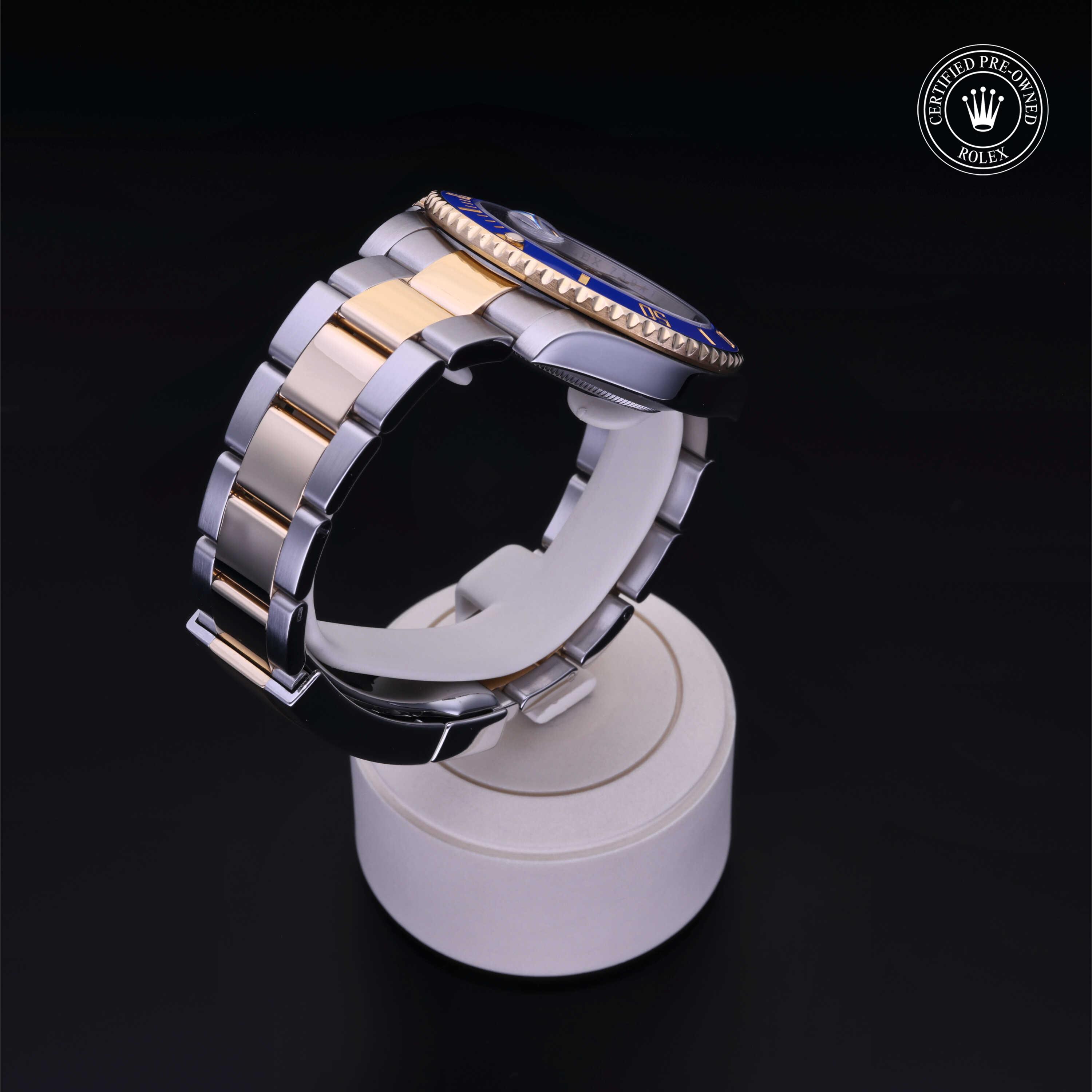 Rolex Submariner in Rolesor 18 Carat Yellow M116613LB-0005 at Kirk Jewelers