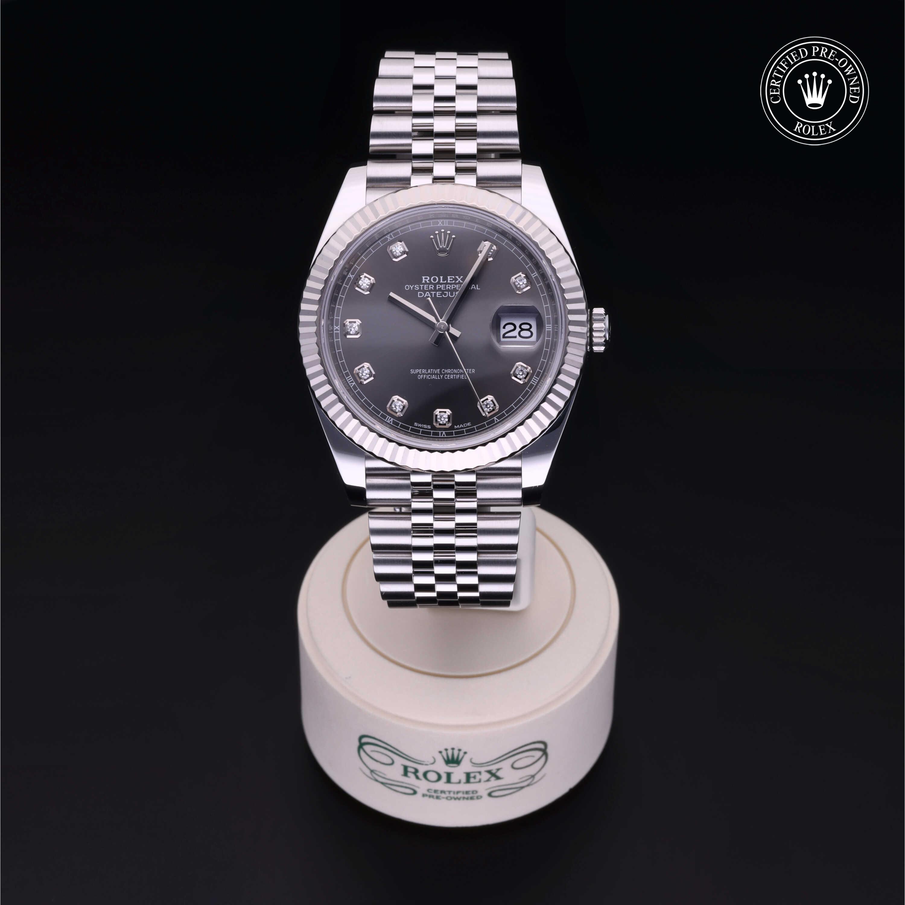 Rolex Datejust in Rolesor 18 Carat White M126334-0006 at Kirk Jewelers