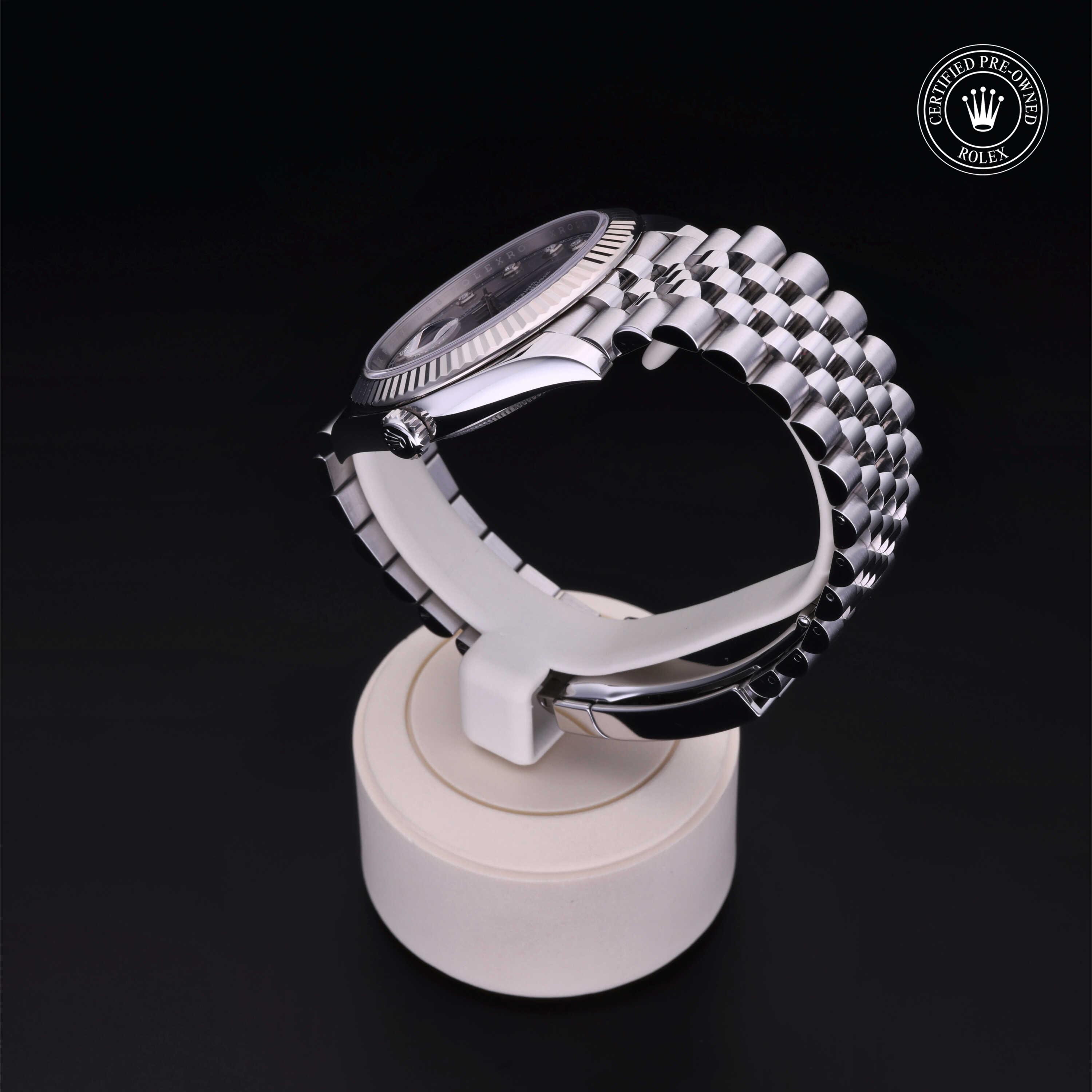 Rolex Datejust in Rolesor 18 Carat White M126334-0006 at Kirk Jewelers