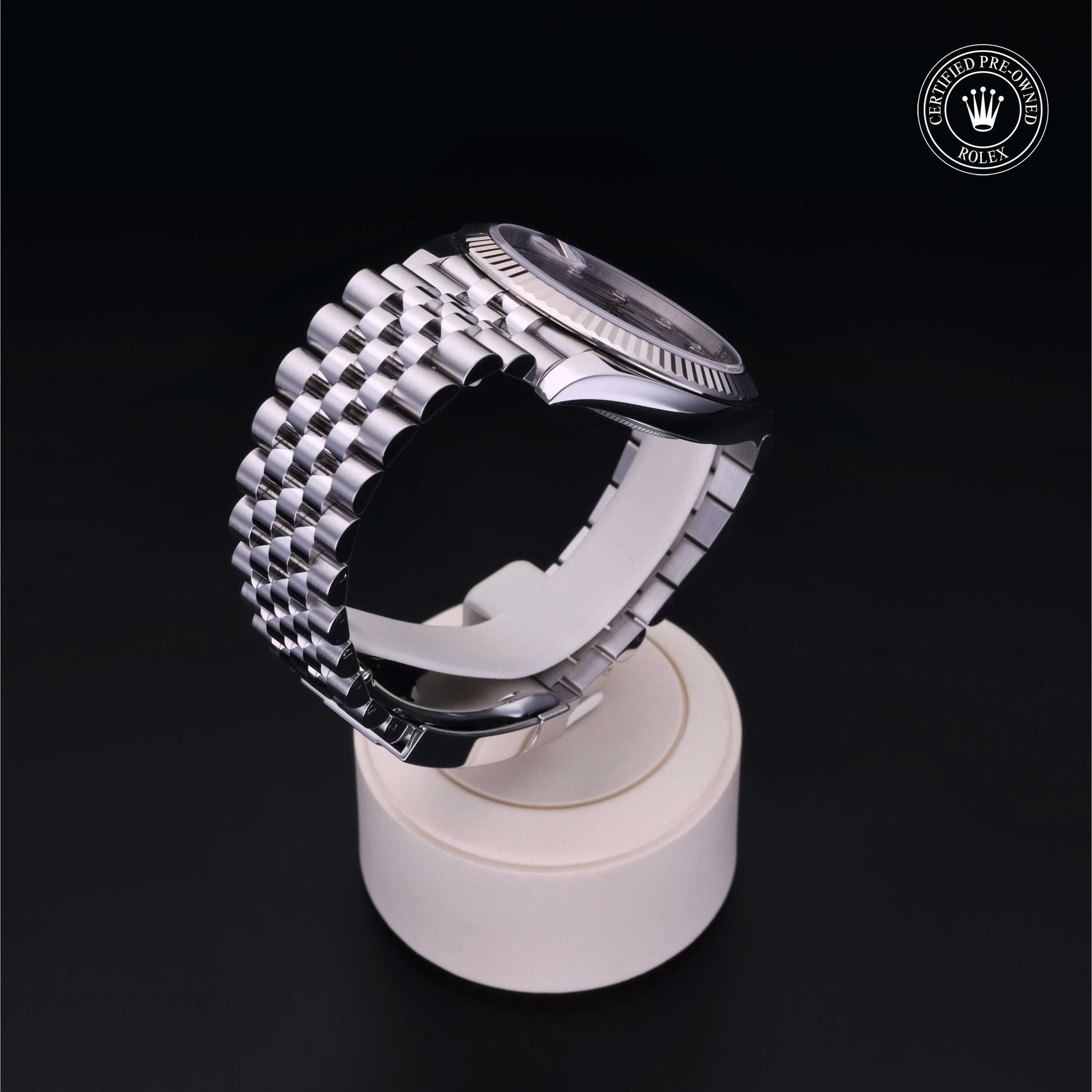 Rolex Datejust in Rolesor 18 Carat White M126334-0006 at Kirk Jewelers