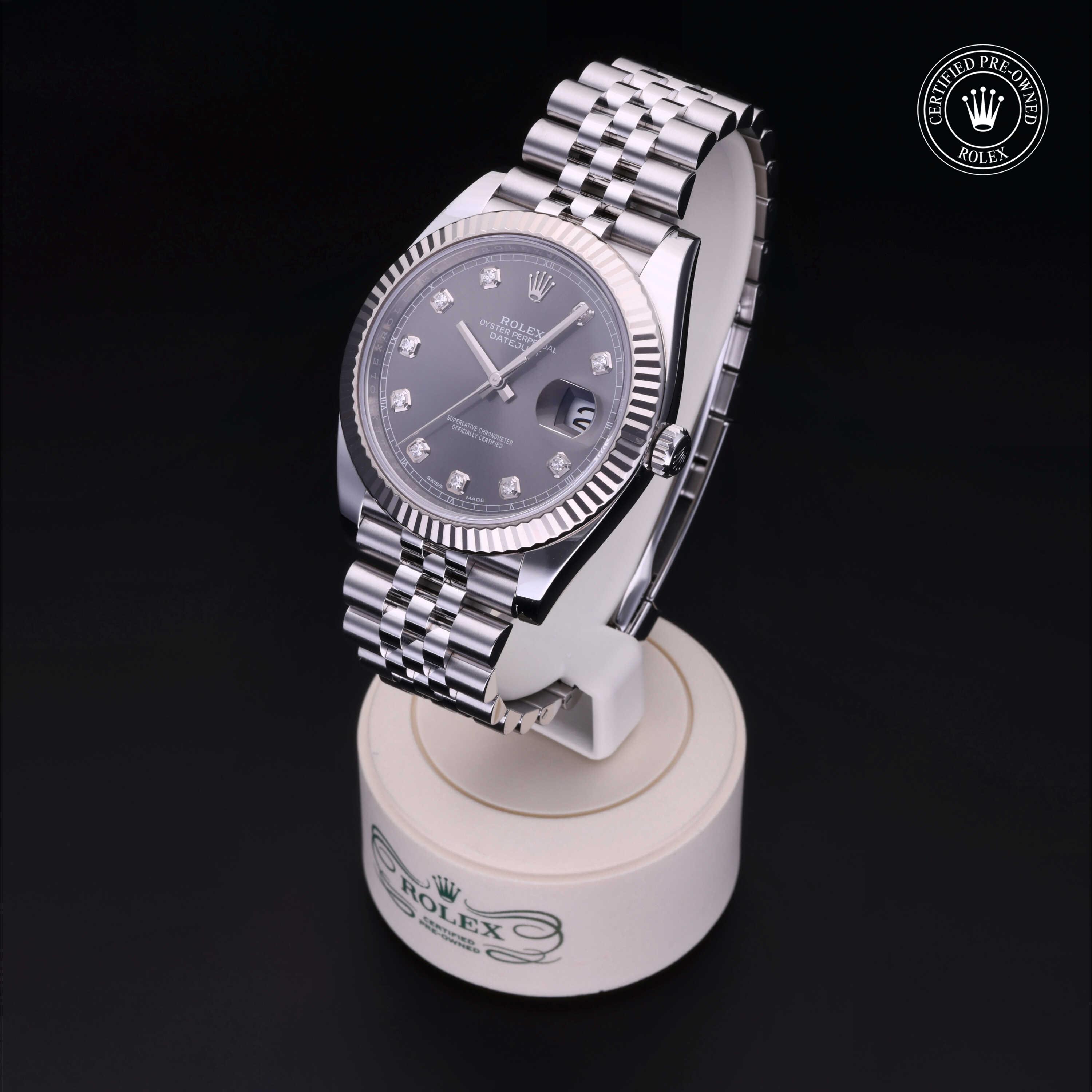 Rolex Datejust in Rolesor 18 Carat White M126334-0006 at Kirk Jewelers