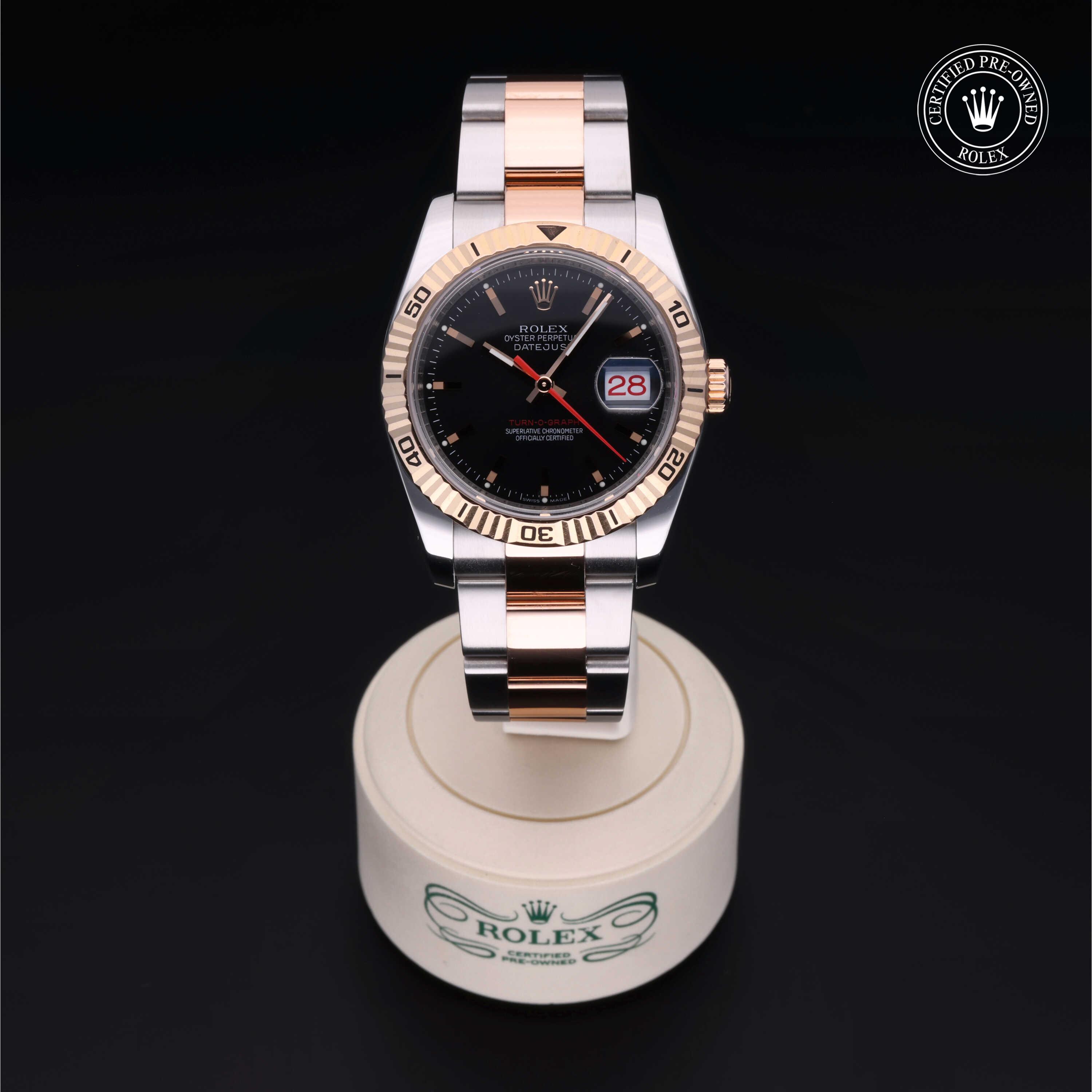 Rolex Turn-O-Graph in Rolesor 18 Carat Red M116261-0008 at Kirk Jewelers