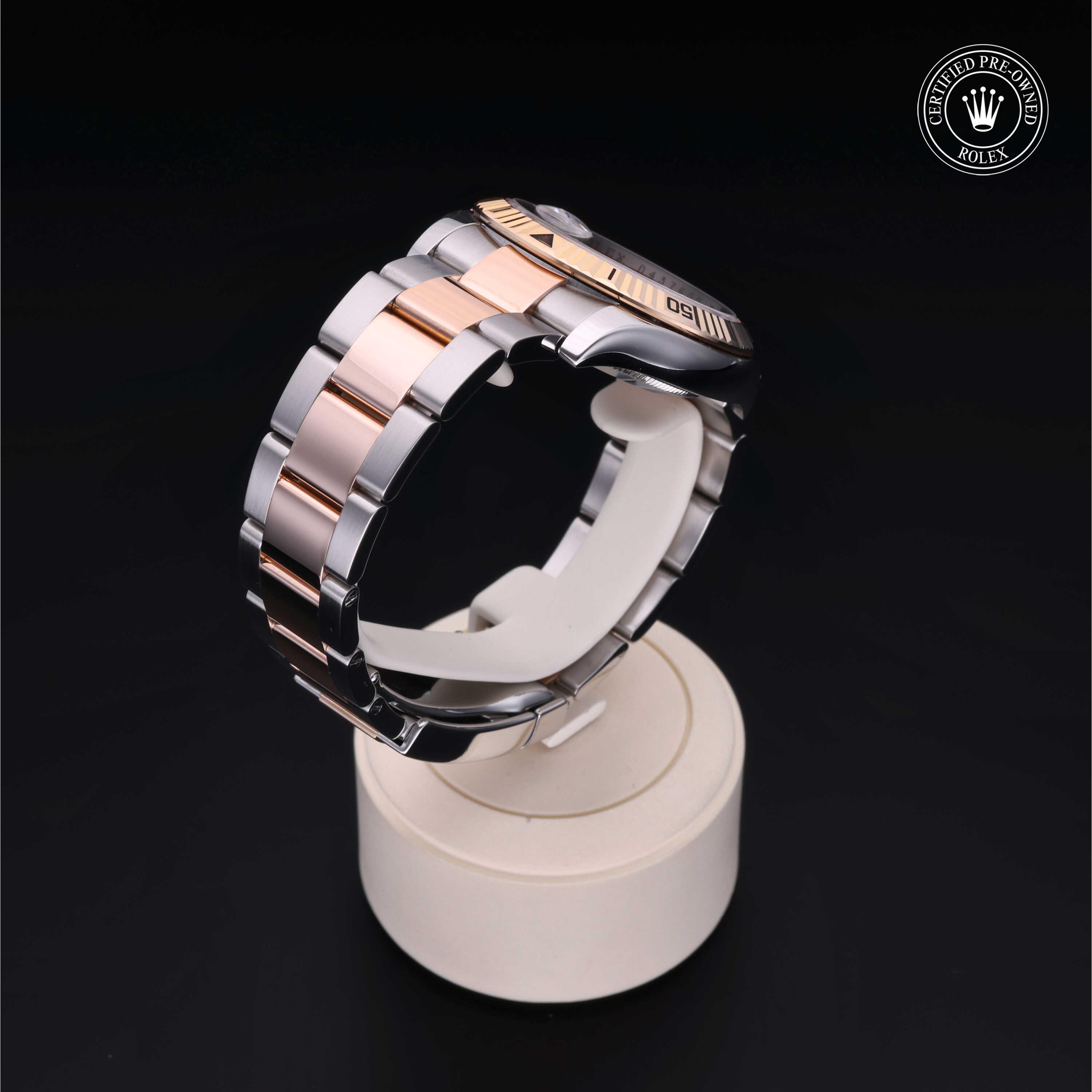 Rolex Turn-O-Graph in Rolesor 18 Carat Red M116261-0008 at Kirk Jewelers