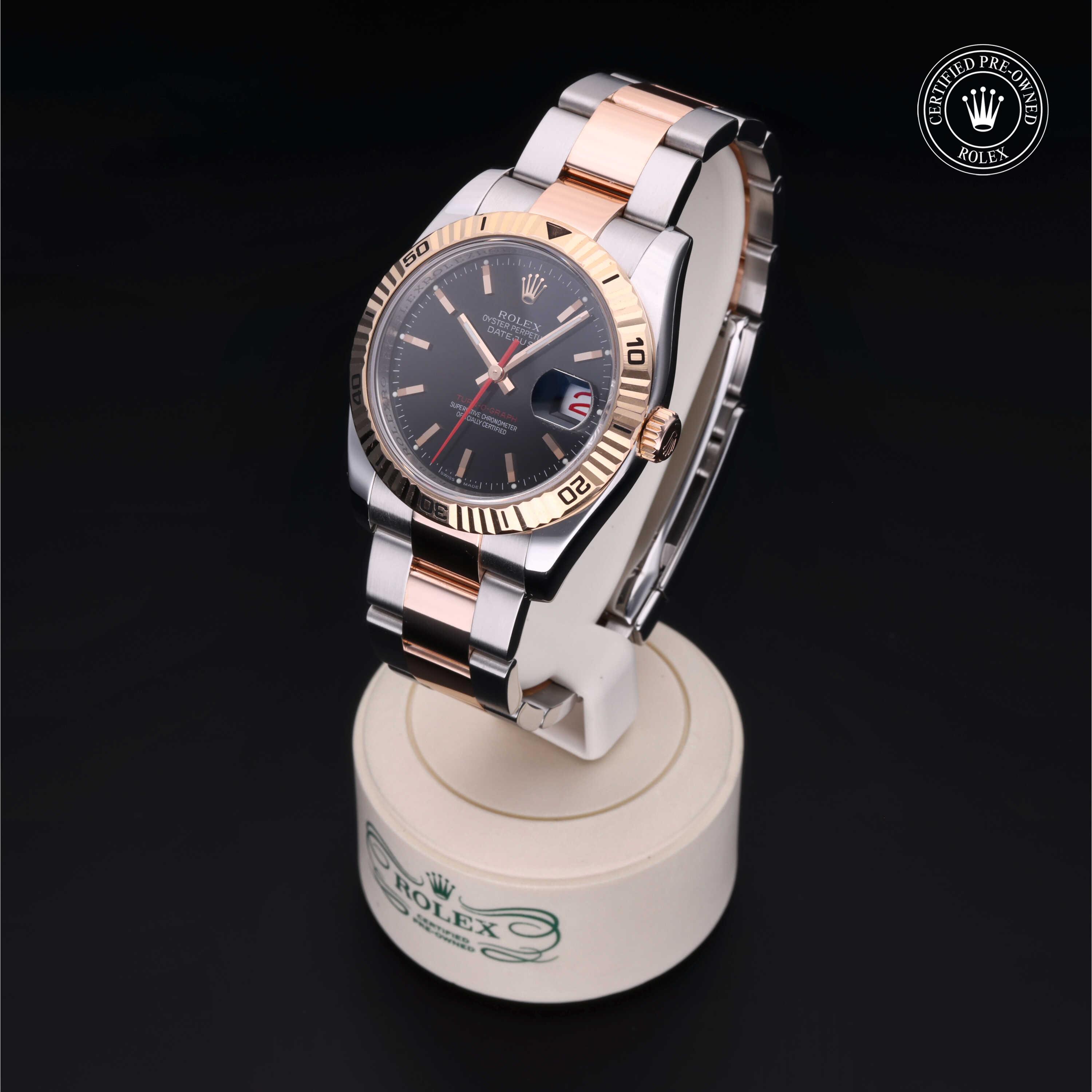 Rolex Turn-O-Graph in Rolesor 18 Carat Red M116261-0008 at Kirk Jewelers