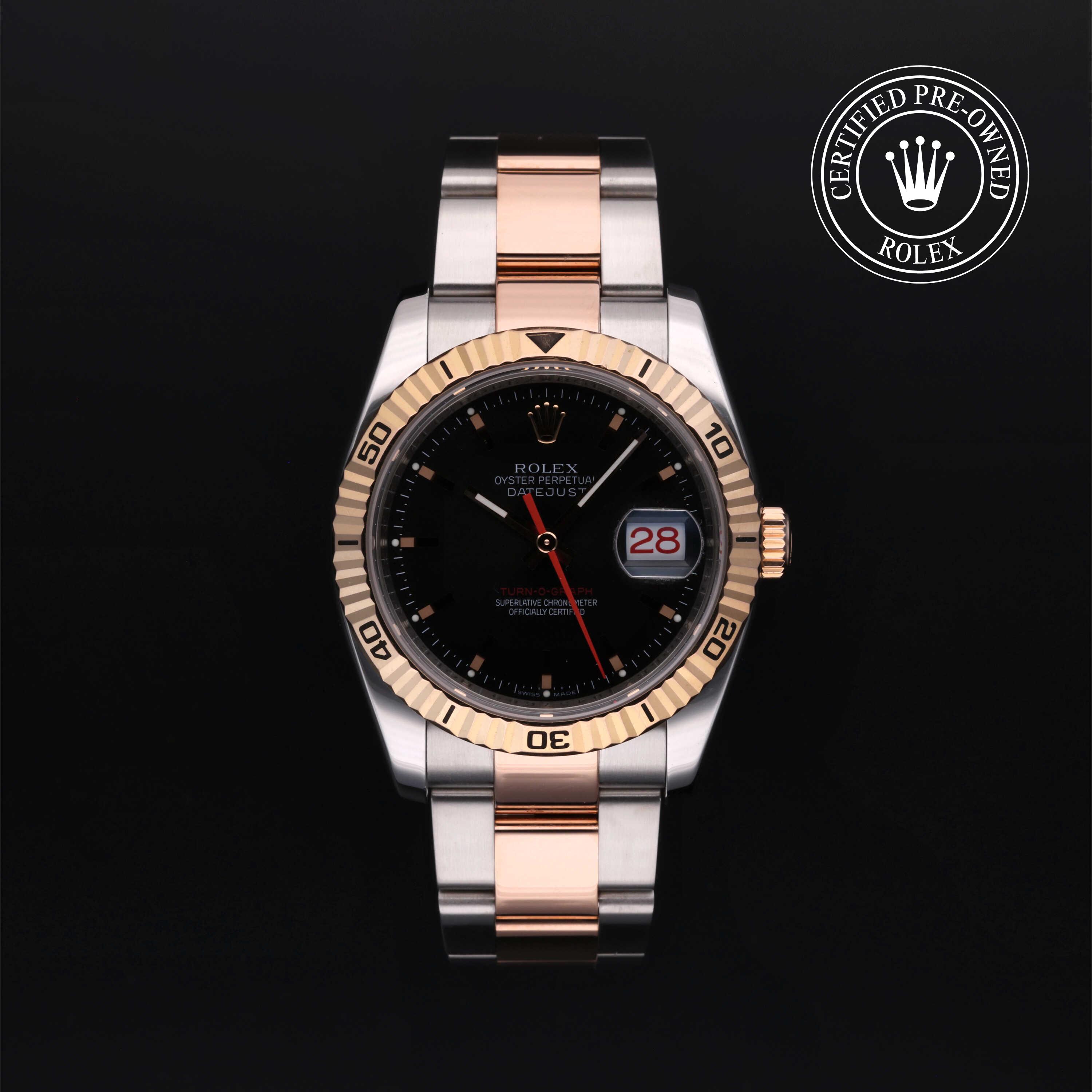 Rolex Turn-O-Graph in Rolesor 18 Carat Red M116261-0008 at Kirk Jewelers