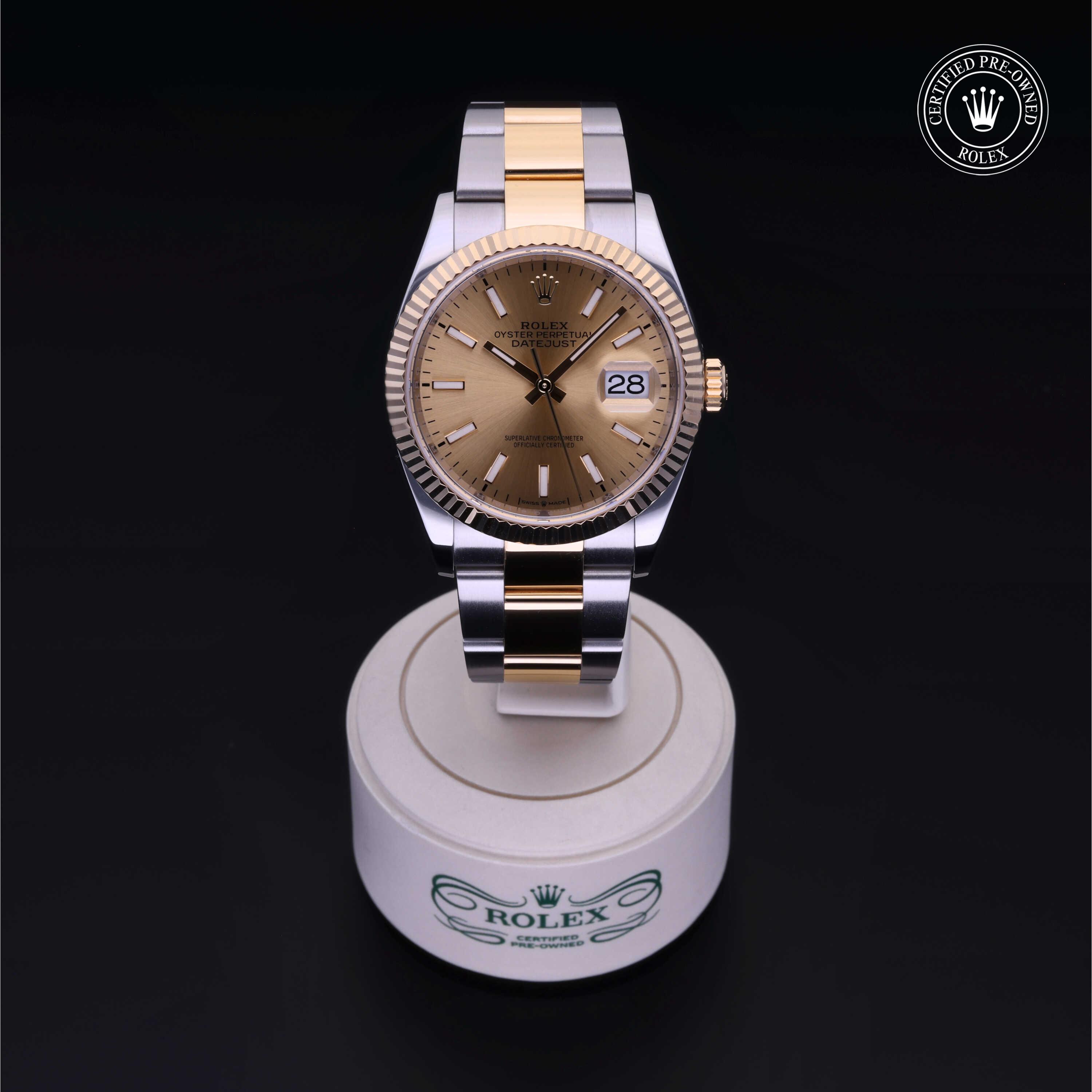Rolex Datejust in Rolesor 18 Carat Yellow M126233-0016 at Kirk Jewelers