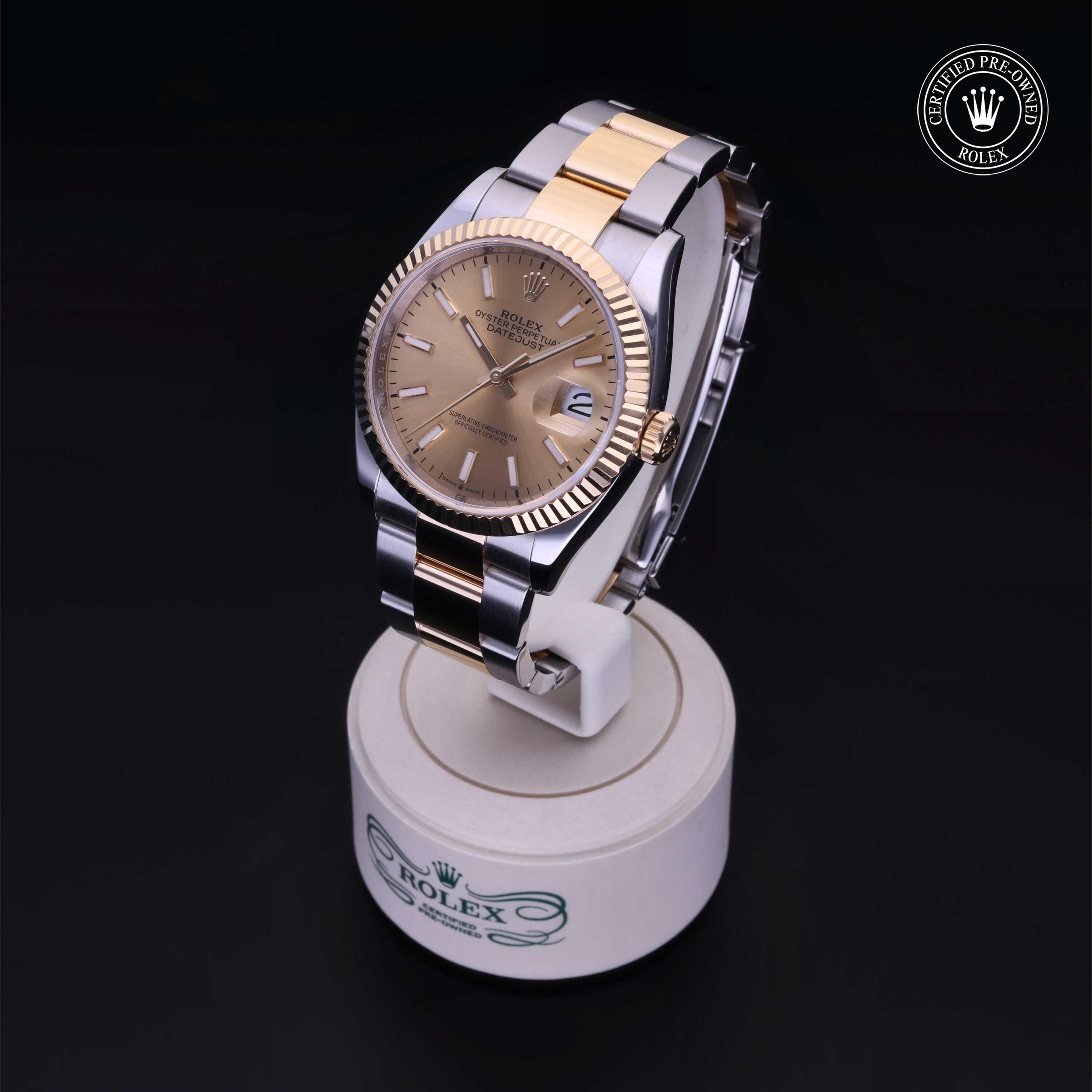 Rolex Datejust in Rolesor 18 Carat Yellow M126233-0016 at Kirk Jewelers