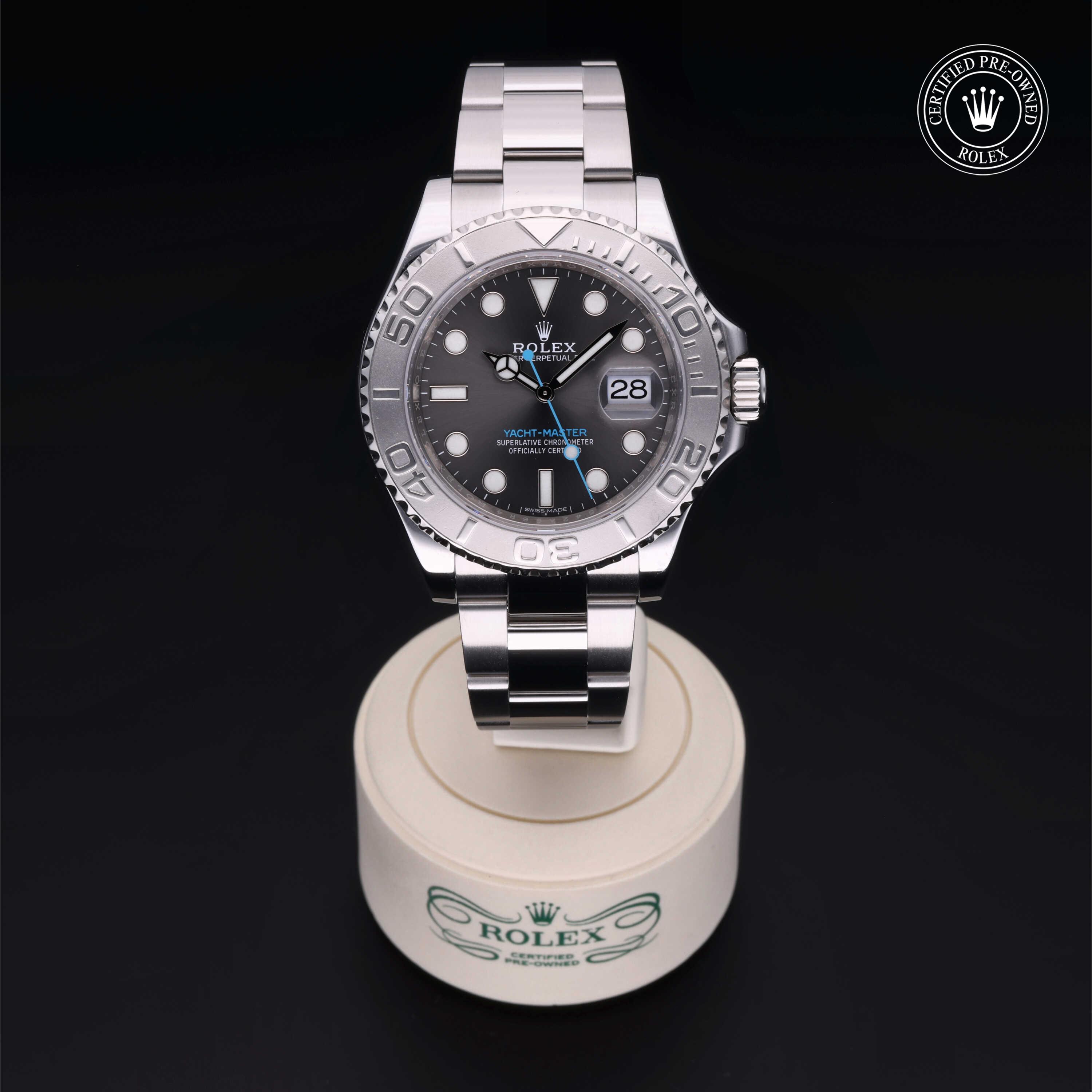 Rolex Yacht-Master in Rolesium Platinum M116622-0003 at Kirk Jewelers