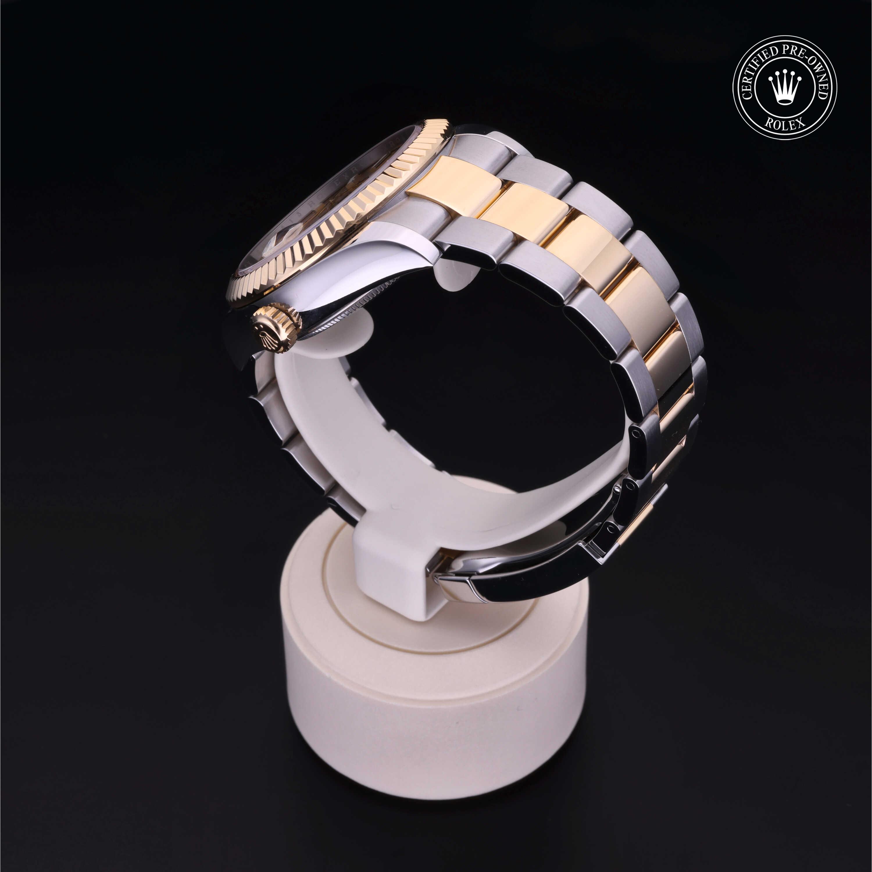 Rolex Sky-Dweller in Rolesor 18 Carat Yellow M326933-0001 at Kirk Jewelers