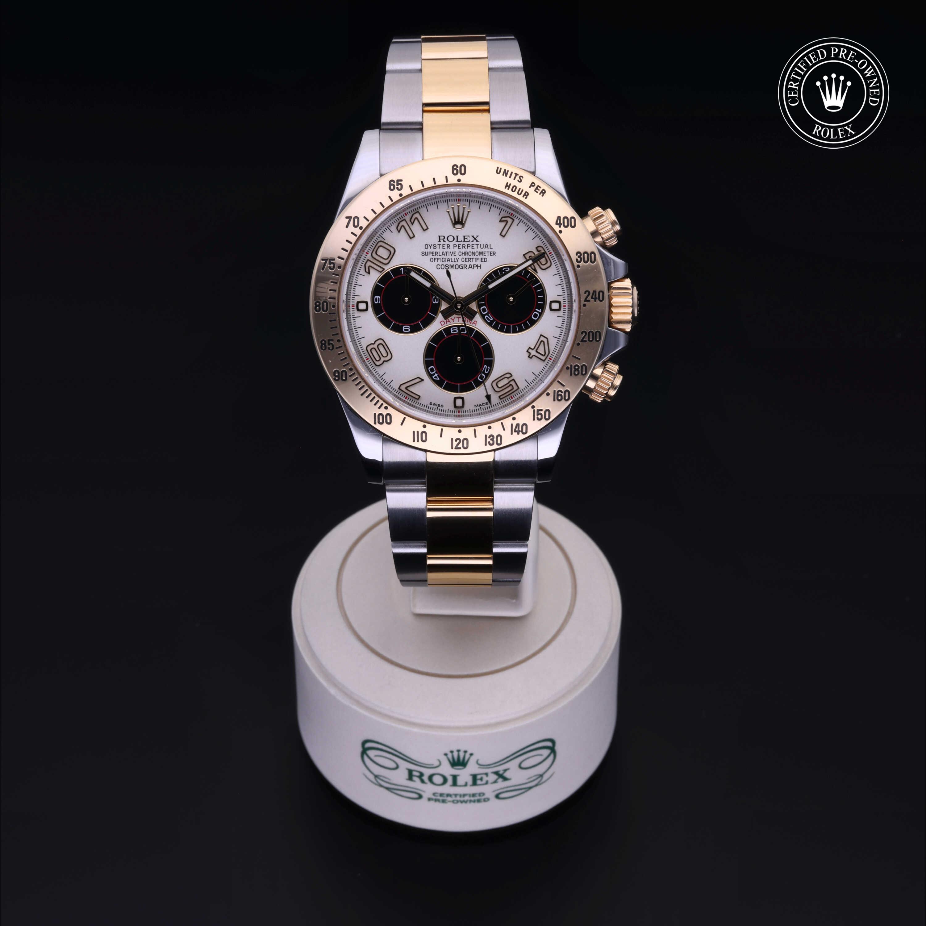 Rolex Cosmograph Daytona in Rolesor 18 Carat Yellow M116523-0054 at Kirk Jewelers