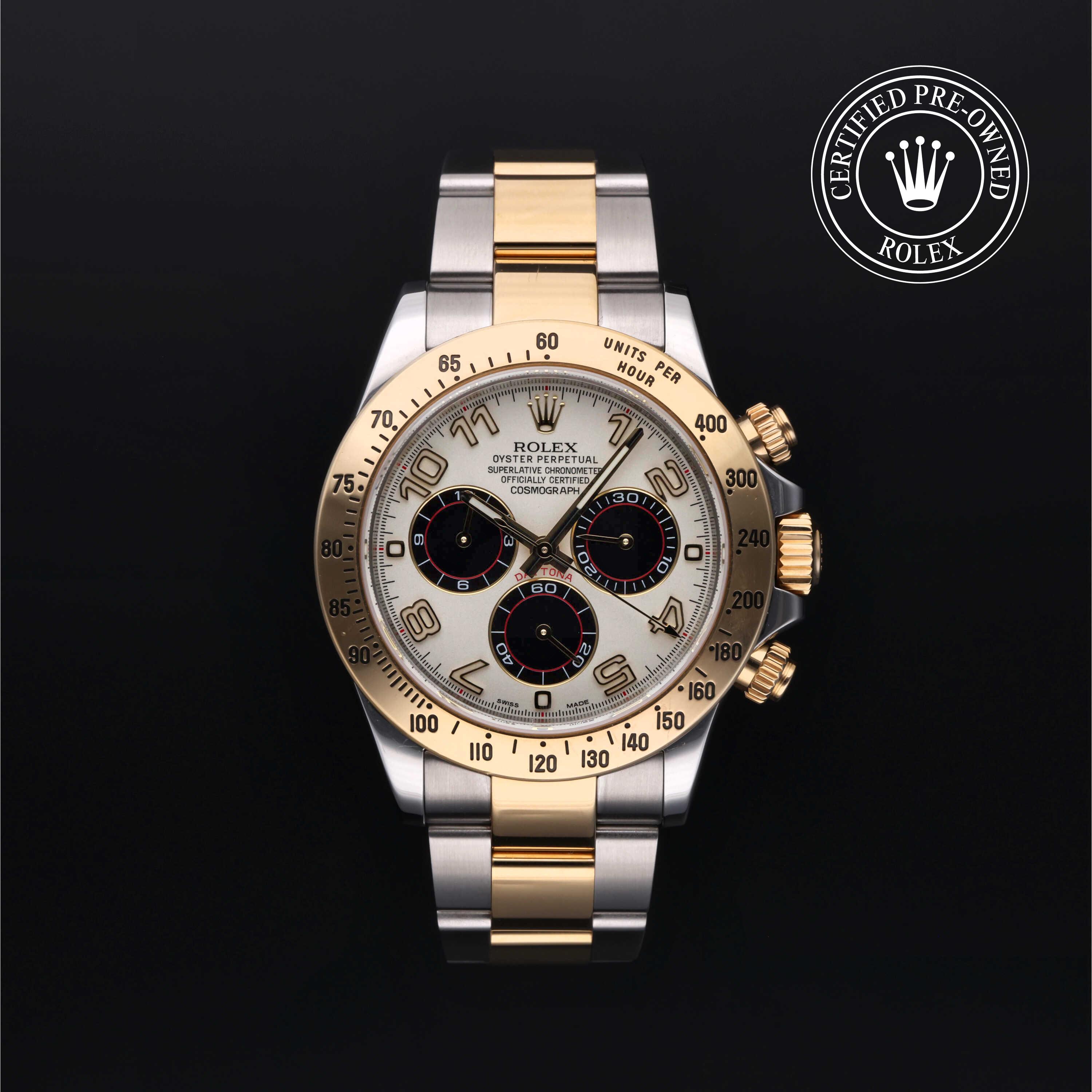 Rolex Cosmograph Daytona in Rolesor 18 Carat Yellow M116523-0054 at Kirk Jewelers