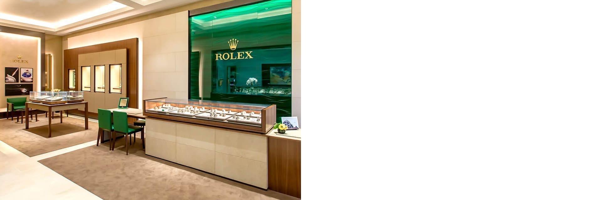 Rolex Showroom Banner
