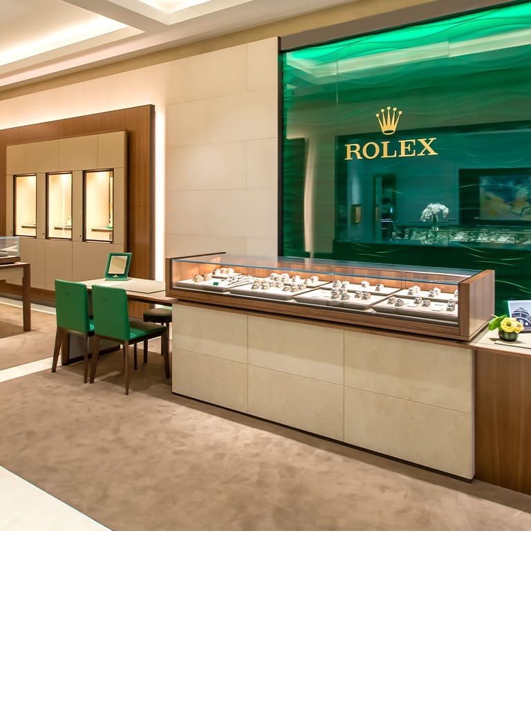 Rolex Showroom Banner