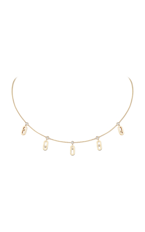 Messika Move Uno Tassel Chocker Yellow Gold Diamond Necklace