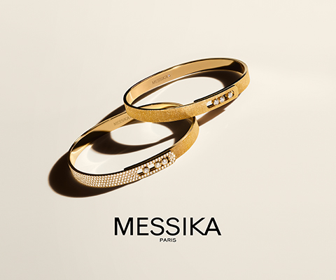 Messika Paris banner featuring rings