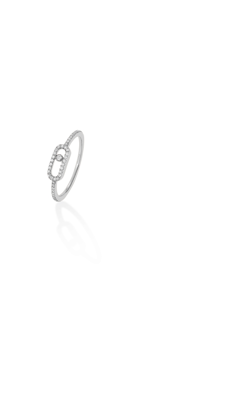 Messika Move Uno White Gold Pavé Diamond Ring