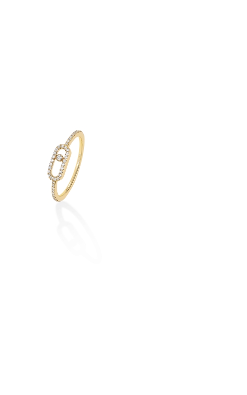Messika Move Uno Yellow Gold Pavé Diamond Ring Messika Move Uno Yellow Gold Pavé Diamond Ring