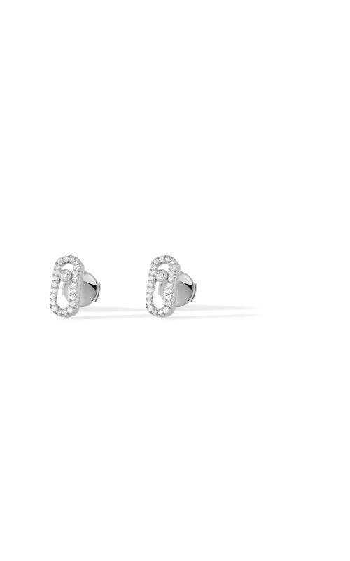 Messika Move Uno White Gold Diamond Earrings