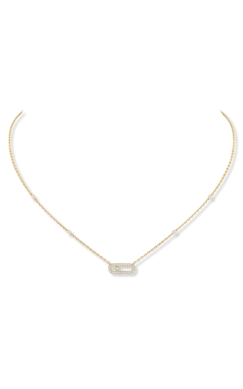 Messika Move Uno Yellow Gold Diamond Necklace