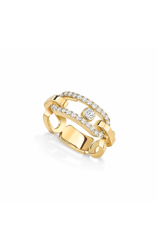 Messika Move Link Unisex Yellow Gold Diamond Ring