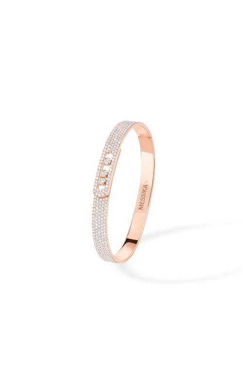 Messika Move Noa Full Pavé Rose Gold Diamond Bangle Bracelet Messika Move Noa Full Pavé Rose Gold Diamond Bangle Bracelet
