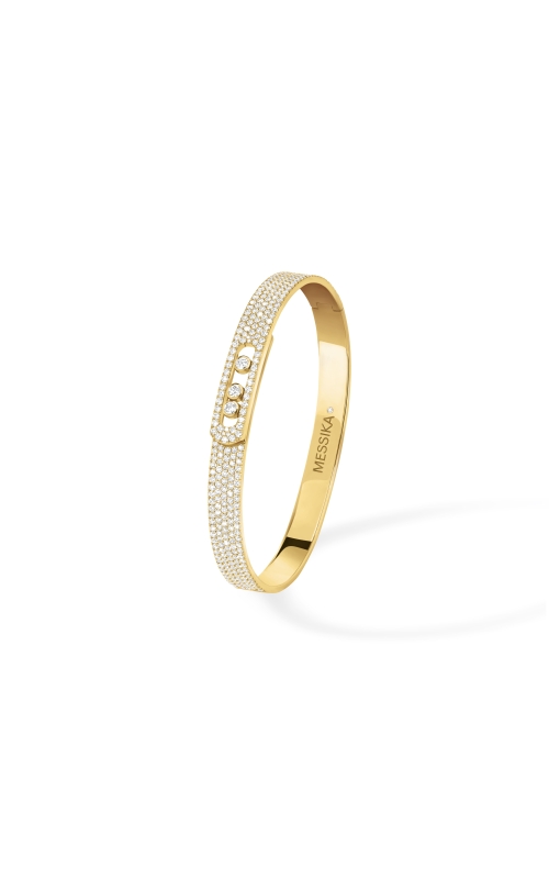 Messika Move Noa Full Pavé Yellow Gold Diamond Bangle Bracelet Messika Move Noa Full Pavé Yellow Gold Diamond Bangle Bracelet