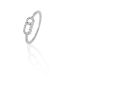 Messika Move Uno White Gold Diamond Ring