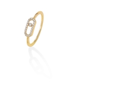 Messika Move Uno Yellow Gold Diamond Ring