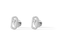 Messika Move Uno White Gold Diamond Earrings