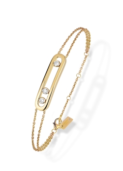 Messika Move Classique Yellow Gold Diamond Bracelet