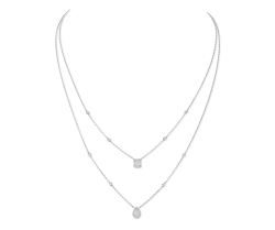 Messika My Twin 2 Rows White Gold Diamond Necklace